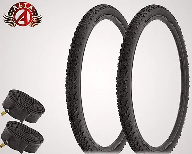 2 ALTA 29x2.10 MTB Tires Semi Aggressive Trail/Urban Rides W/48mm SCHRADER TUBES