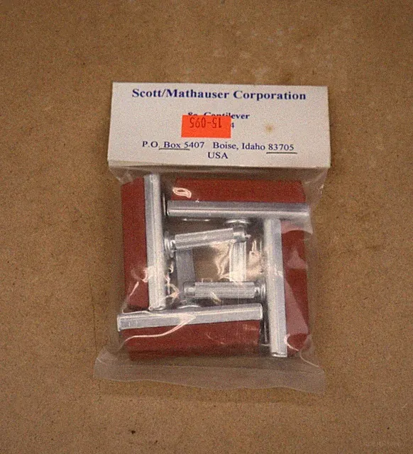4 (2 PAIR) Vintage Scott Mathauser SBR CANTILEVER bicycle brake pads