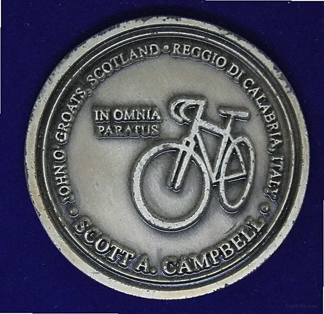 Euro Tour 2004 Scott Campbell Bike Bicycle Racing Challenge Coin C-28