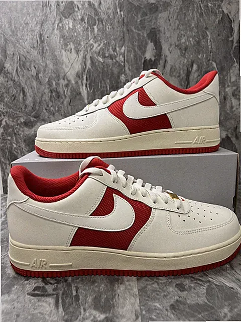 Nike Air Force 1 Low Athletic Department White Red Men’s Size 11 FN7439-133 New