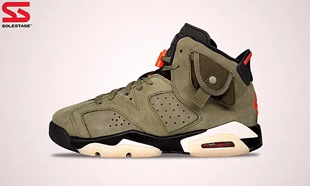 Nike Jordan 6 Retro x Travis Scott GS (CN1085-200) Grade School Size 4Y-7Y
