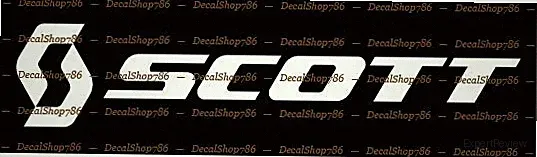 Scott Bikes - Outdoor Sports - Bicycles - Vinyl Die-Cut Peel N' Stick Decals