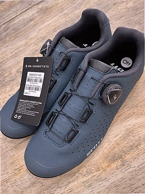 Scott Gravel Pro BOA Cycling Shoes Matte Blue, M Size 7 US / 40 EU or W 8.5