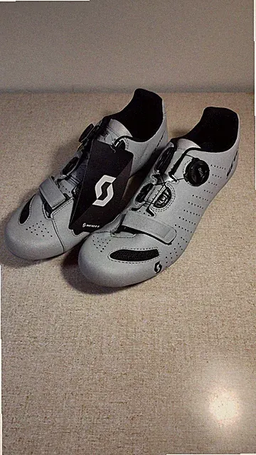 SCOTT road bike / cycling shoes with BOA closures (gray / size US 9.5 EU 43) NWT