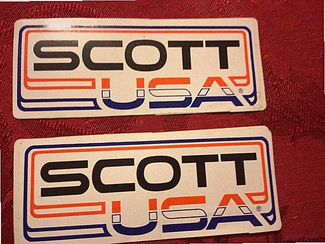 Vintage Scott MX BMX USA Sticker 2"X 5"